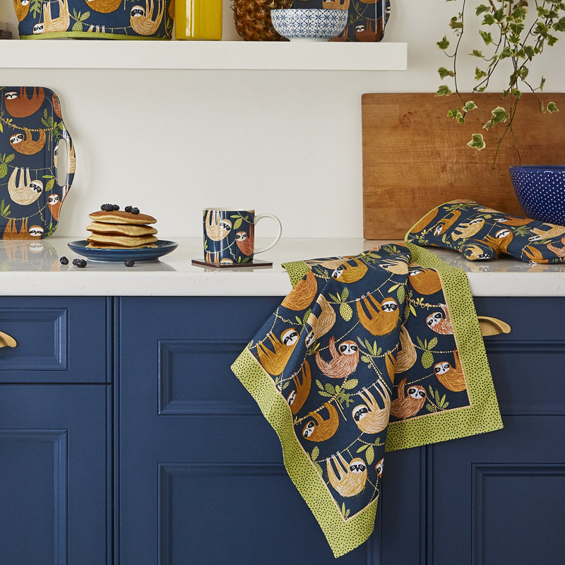 Hanging Around Cotton Tea Towel Kitchen Towel
