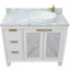 Ensemble de meuble-lavabo simple 43 po avec miroir Schreck-688105017