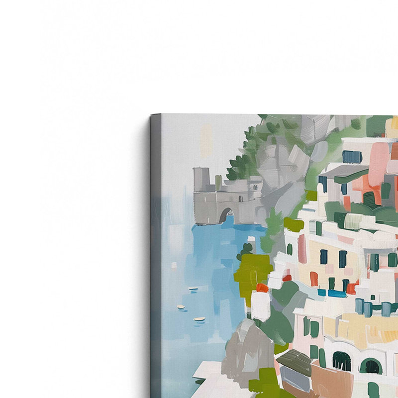 Coastal Village Glow IV, Toile tendue, Toile tendue, H 18 po x l 12 po