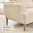 Upholstered Standard Sofa with Solid Wood Legs-750205386