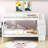 Jovie Twin Over Full Wooden Bunk Bed with Storage Staircase-1367035251