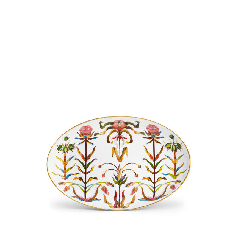 GRAND TOUR Oval platter - Med, 8.25" W X 12.5" L