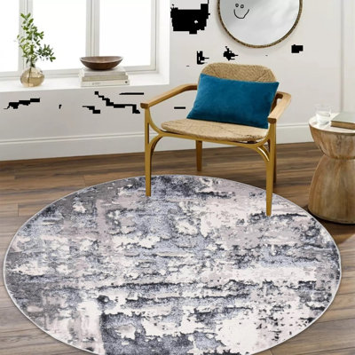 Round Ameirah 120cm X 120cm Area Rug
