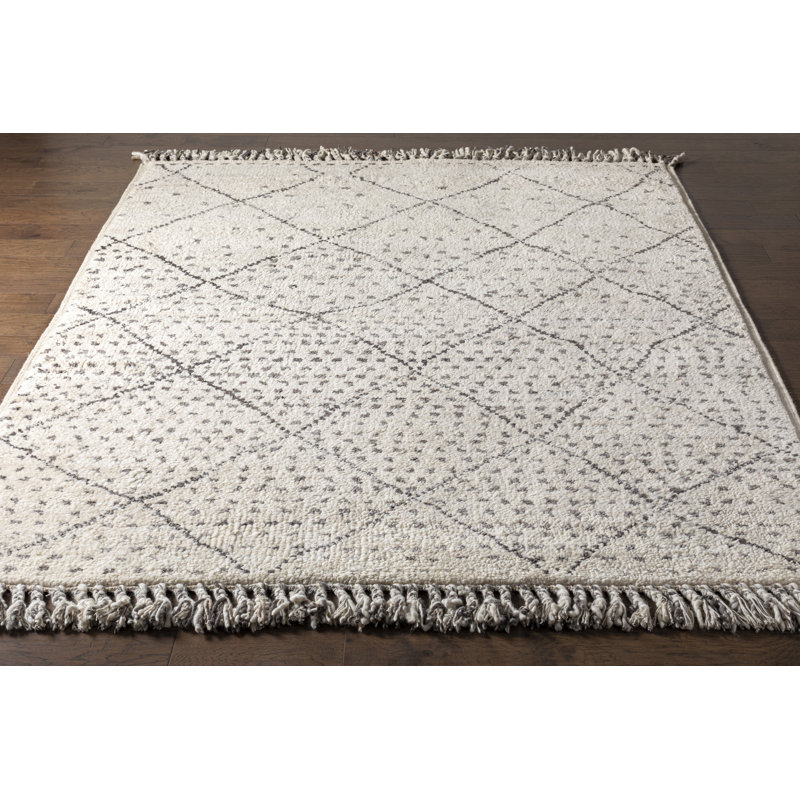Meknes Wool Geometric Area Rug, Rectangle 2' x 3'