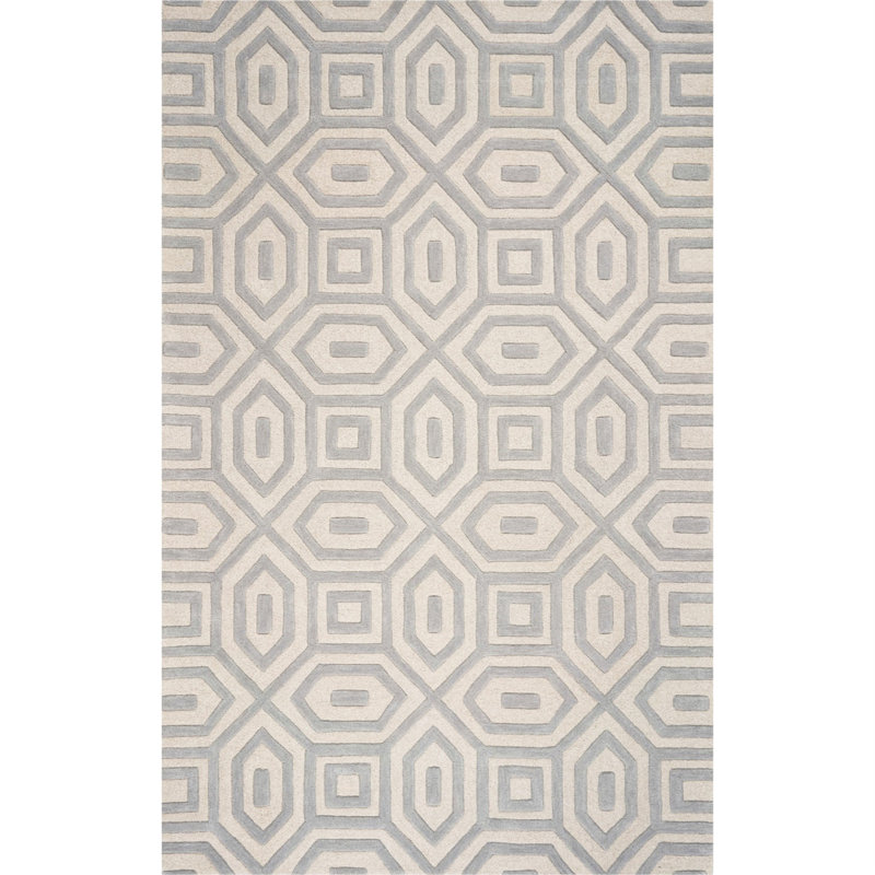 Ronaldo Performance Hand Tufted Wool Geometric Indoor Rug, Rectangle 8' x 10'6"