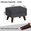 Tabouret de rangement rectangulaire de 15,75 po de largeur, fauteuils de repose-pieds de hall d'entrée, tabourets de pieds-93311662