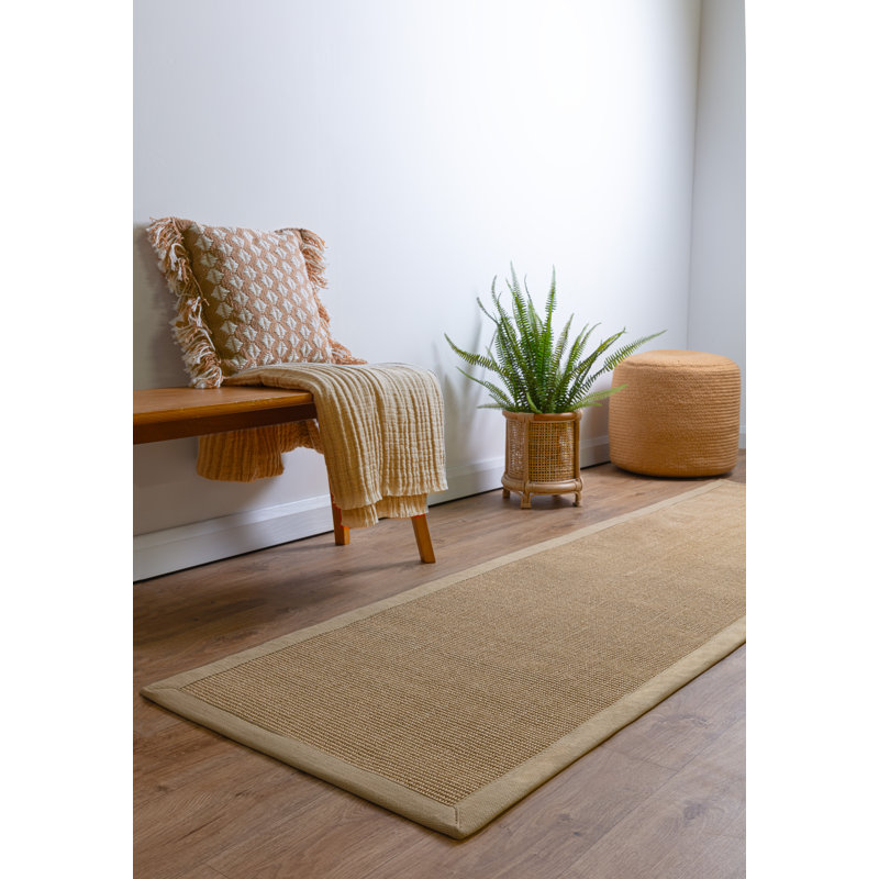 Essie Sisal Beige Rug, Runner 68 x 300cm