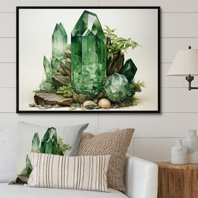«Green Spiritual Stone Green Aventurine I», reproduction sur toile