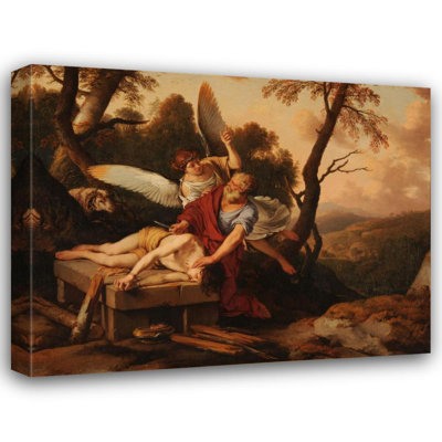 «The Sacrifice of Abraham» par Laurent De La Hyre - Art mural sur toile tendue avec châssis