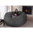 Bean Bag Chair Lounger - Giant 8 Foot Classic Shredded Memory Foam Filled Furniture Bean Bag Chair Lounger with Removable and Machine Washable Cover - Big Bean Bag Sofa Lounger with Soft Micro Fiber Cover - Eight Foot Bean Bag Lounger in Multiple Colors-10409601