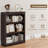 Luper 42.1" H x 31.5" W Standard Bookcase with 3-Tiers Shelf-1307082568-1286838047