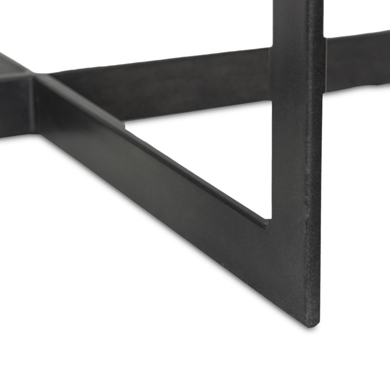 Lennie Glass Coffee Table, Clear Cast Glass