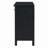 Retro Console Table with 3 Storage Drawers, Entryway Table with 3 Water Hyacinth Woven Baskets-671686718