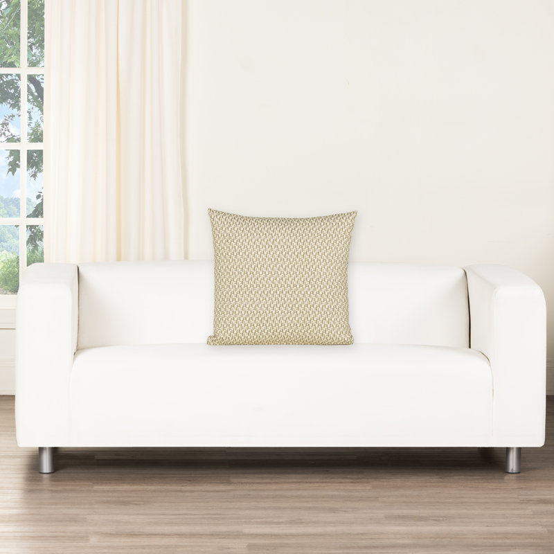 Coussin décoratif Brich Lane Cascade, Plumes, Vert, Carré 20 po