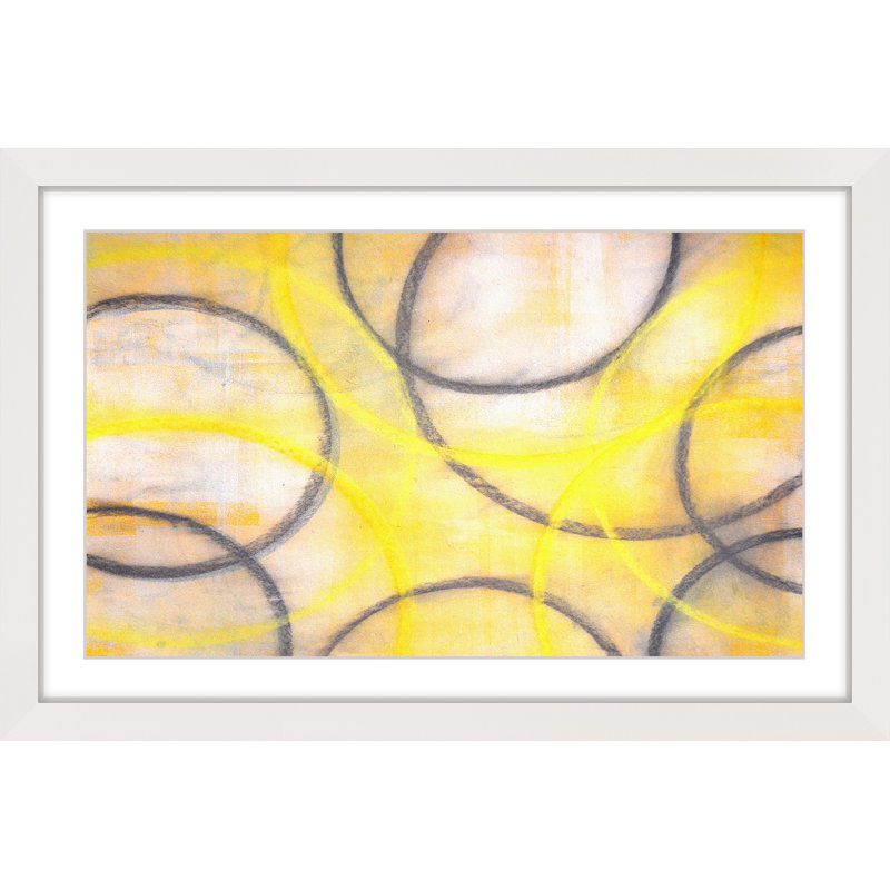 'Dance and View' Marmont Hill Print, 24" H x 36" W, White Floater Framed