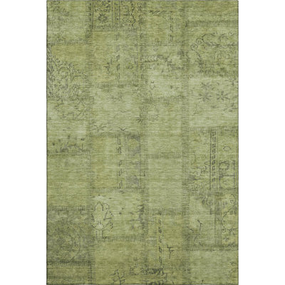 Premium Machine Washable Prisco Fern Rug