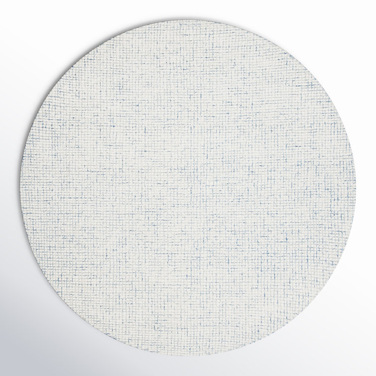 Rowe Handmade Tufted Ivory/Blue Rug