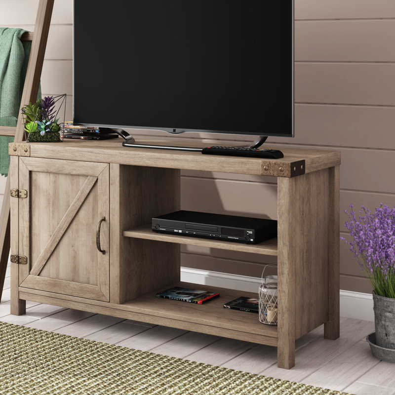 Marckson 44" 1-Door TV Stand for TVs up to 50", Gray Wash