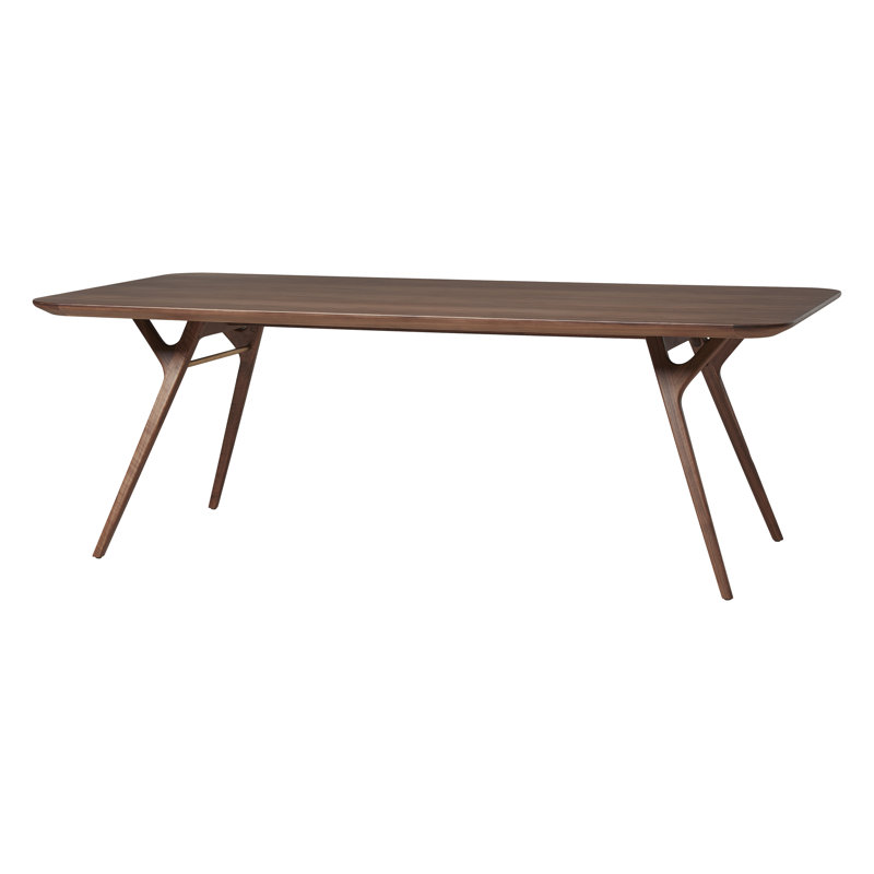 Rén Walnut Wood Dining Table, 28.74" H x 43.31" W x 82.68" L