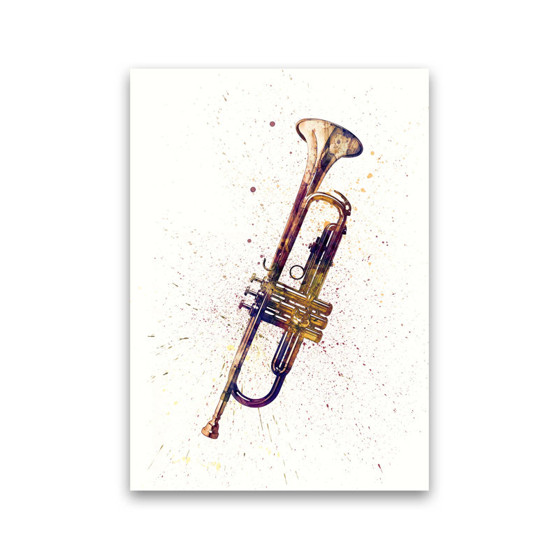 Trumpet Music by Michael Tompsett - Print, Unframed, 84cm H x 60cm W x 1cm D