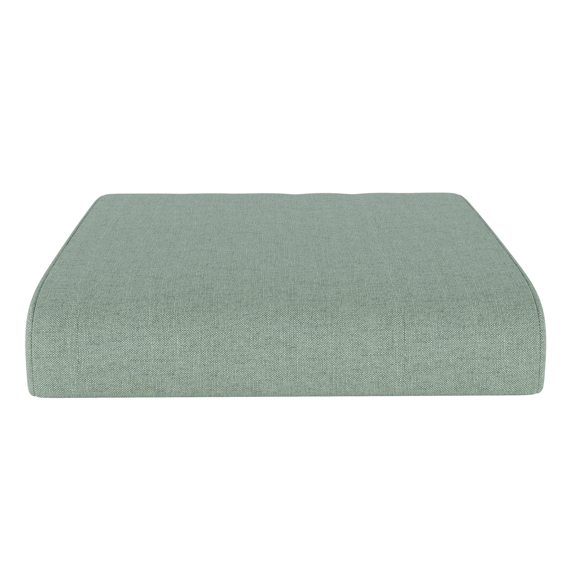 Sunbrella Outdoor Ottoman Cushion, Canvas Spa Sunbrella® Canvas, 4" H x 22" W x 20" D