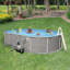 Piscine ovale de 18 pieds x 33 pieds de 52 po Blue Wave Belize-6990318