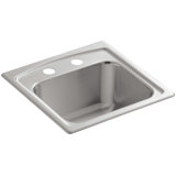 Toccata Top-Mount Bar Sink with 2 Faucet Holes