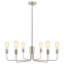 Plafonnier suspendu 6 lumières 29,5 po-364084065