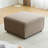 Alisbha 70cm Wide Square Solid Colour Standard Ottoman-842447857