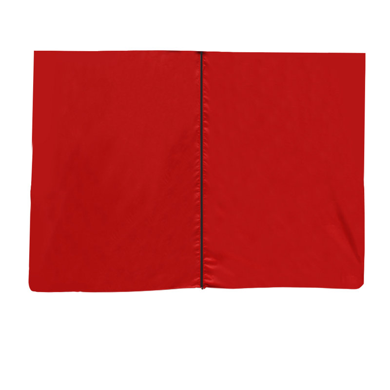 Ahlona Dakota Fields Fabric Side Wall with Zipper for Pop-up Gazebo, 181 cm H x 300 cm W x 0.5 cm D, Red