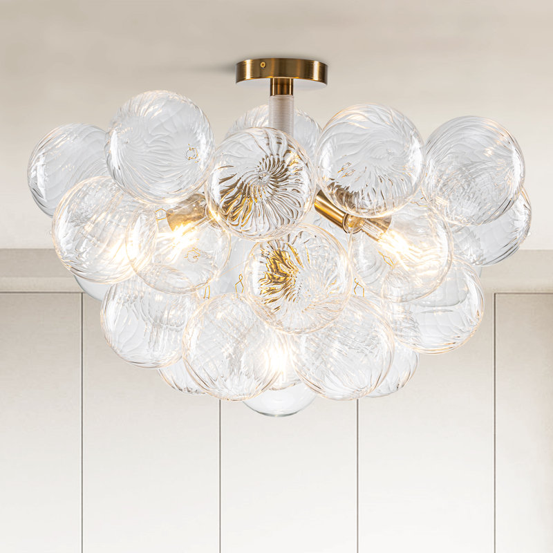 Lustre à intensité variable 6 lumières