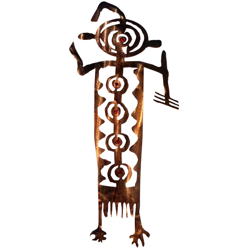 Décoration en métal Petroglyph Bob - Rouge, Rouge