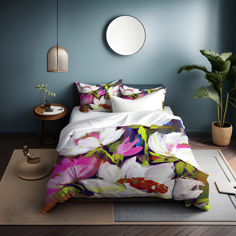 Literie , Housse de couette simple + 1 taie décorative pour