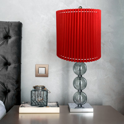 Royal Designs, Inc. 2227FF50BA2A44238422CD55D6A514D9 Abat-jour tambour plissé à faire soi-même Norah
