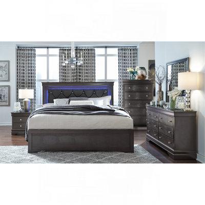 Shaker Grey Queen 5Pc Bedroom Set by House of Hampton