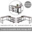 Bohannon L-Shaped Metal Base Computer Desk-1058814454