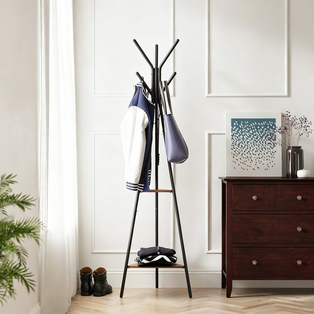 Freestanding 6 - Hook Coat Rack