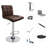 Ludly 32.5" Swivel Upholstered Adjustable Height Counter Stool-864808229-818587366