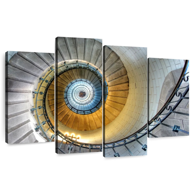 Lilie Brick Spiral Staircase, 54" H x 84" W