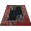 Rug & Kilim’S Chinese Art Deco Rug In Red & Black With Colorful Florals-1526750235