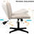 Criss Cross Chair,Comfy Cross Legged Office Desk Chair No Wheels,Modern Fabric Swivel Adjustable Height Mid Back Wide Seat for Home Office Computer-1959881088