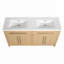 Meuble-lavabo bleu 30 po avec lavabo en céramique, tiroirs à fermeture en douceur et rangement multi-organisateur pour une utilisation efficace-118401299
