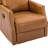 Elimelec Genuine Leather Manual Swivel Recliner-1899410572
