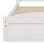 Lit plateforme simple avec rangement en bois massif Granita-507456239