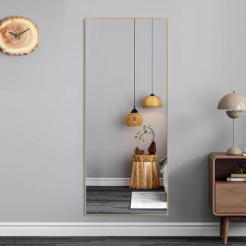 Miroir de salle de bain mural Talma, H 71 po x l 28 po, Doré