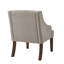Fauteuil d'appoint moderne rembourré avec pieds en bois-129543148