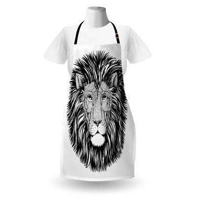 No Pattern Bib Apron