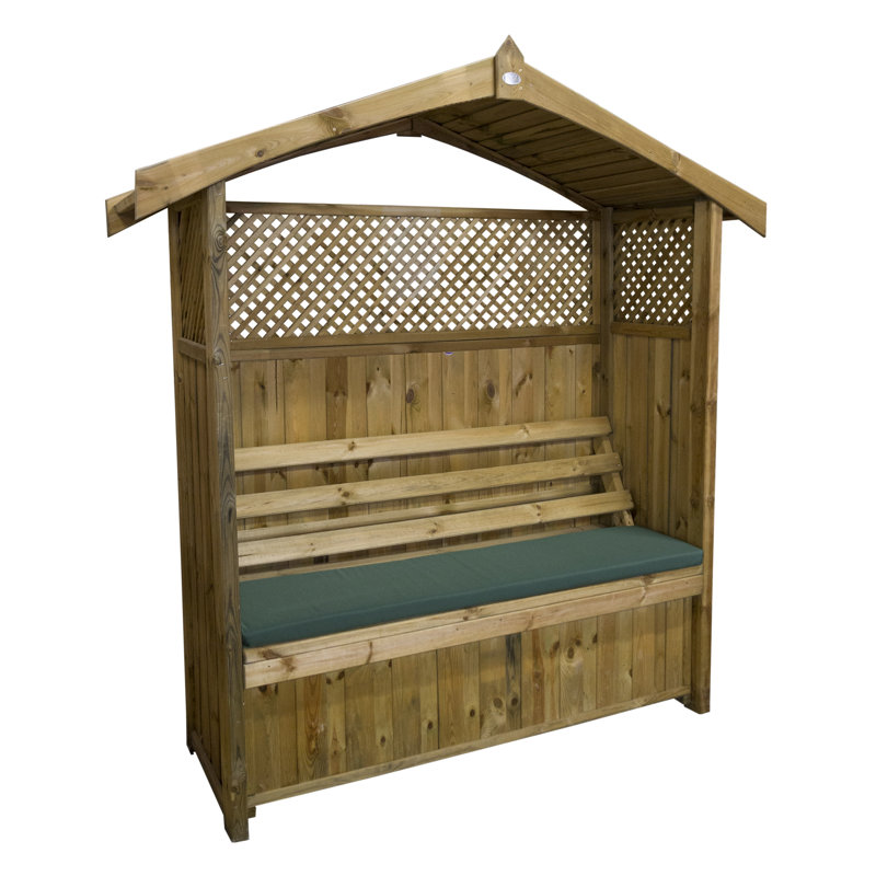 Millville Arbour Garden Bench Cushion, Green