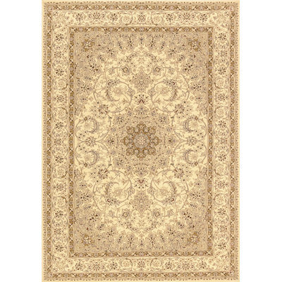 Tapis décoratif jaune oriental Atterbury
