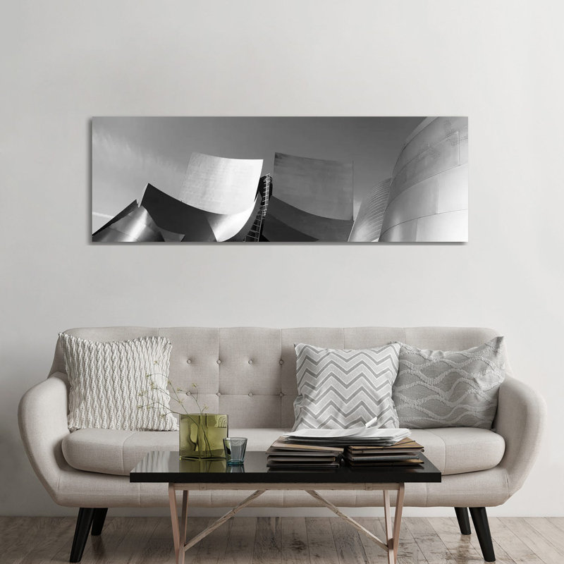 Walt Disney Concert Hall, Los Angeles, California, USA - Wrapped Canvas Panoramic Print, 182.88 cm H x 60.96 cm W